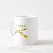 Mug Armée - Br d'infanterie - Fusils croisés (Devant gauche)