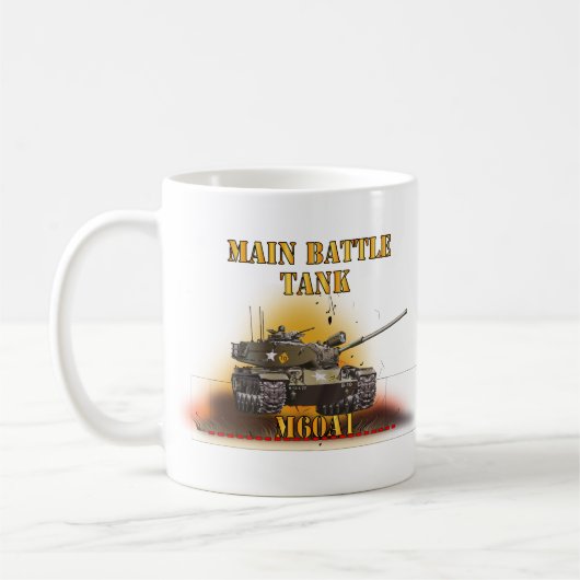 Mug Armée - char de combat principal - M60A1 avec feu  (Gauche)
