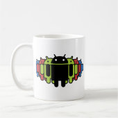 Mug Armée colorée multi de Droid (Gauche)
