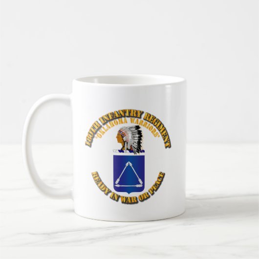 Mug Armée de terre - 180e régiment d'infanterie - ACO (Gauche)
