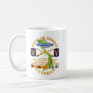 Mug Armée de terre - Viêt Nam Vétéran de combat w 1er 