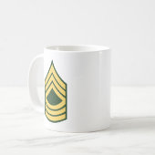 Mug Armée - Sergent-maître E-8 (MSG) (Devant gauche)