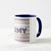 Mug Armée "Soldat, Vétéran, Américain" (Devant droit)