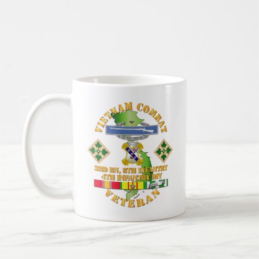Mug Armée - Vietnam Vétérinaire de l'infanterie de com (Gauche)
