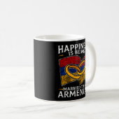 Mug Armenian Armenia Roots Marriage Heritage Married F (Devant droit)