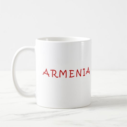 Mug Arménie, design arménien (Gauche)