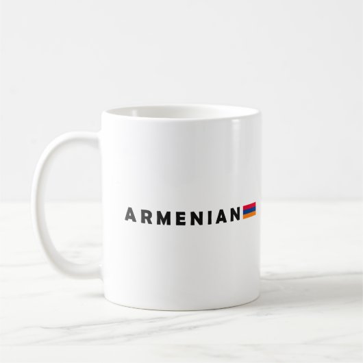 Mug Arménie, design arménien (Gauche)