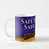 Mug Armes à feu sûres, société sûre (Gauche)