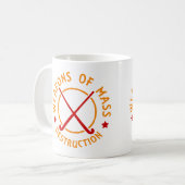 Mug Armes de destruction de hockey sur gazon (Devant gauche)