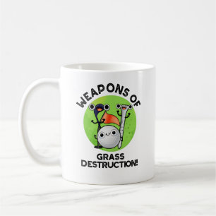 Mug Armes De Destruction De L'Herbe Drôle Golf Pun