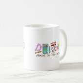 Mug Armes de destruction de maths (Devant droit)
