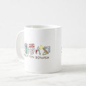Mug Armes de destruction de maths (Devant gauche)