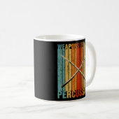 Mug Armes De Masse Percussion Amusant Drumming Musicie (Devant droit)