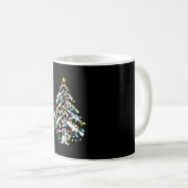 Mug Armes de Noël Ornement (Devant droit)