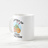 Mug Armes De Réduction Du Stress Jeux De Tricot Drôle (Devant gauche)