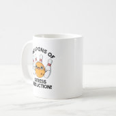 Mug Armes De Stress Réduction Drôle Pun De Bowling (Devant gauche)