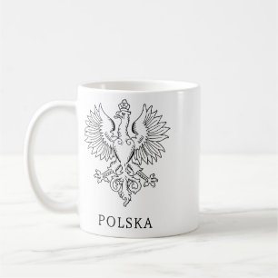 Mug Armoiries contemporaines de l'aigle blanc de la Po