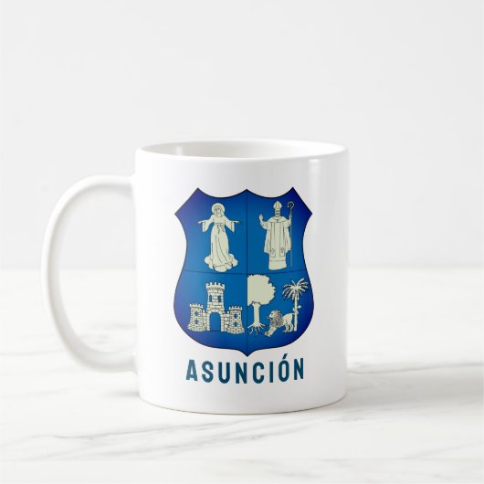 Mug Armoiries d'Asunción, Paraguay (Gauche)