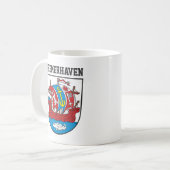 Mug Armoiries de Bremerhaven, Allemagne (Devant gauche)