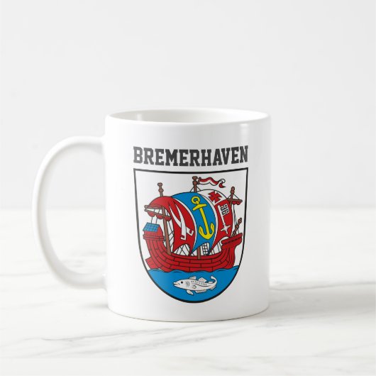 Mug Armoiries de Bremerhaven, Allemagne (Gauche)