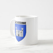Mug Armoiries de Carcassonne - FRANCE (Devant gauche)