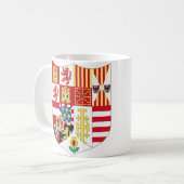 Mug Armoiries de Charles V Saint Empereur Romain (Devant gauche)