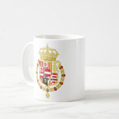 Mug Armoiries de Charles VI d'Autriche en tant que mon (Devant gauche)