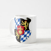 Mug Armoiries de Charles VII Albert, Saint Empereur Ro (Devant gauche)