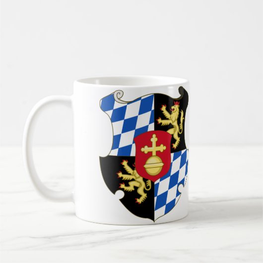 Mug Armoiries de Charles VII Albert, Saint Empereur Ro (Gauche)