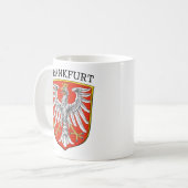 Mug Armoiries de Francfort - ALLEMAGNE (Devant gauche)