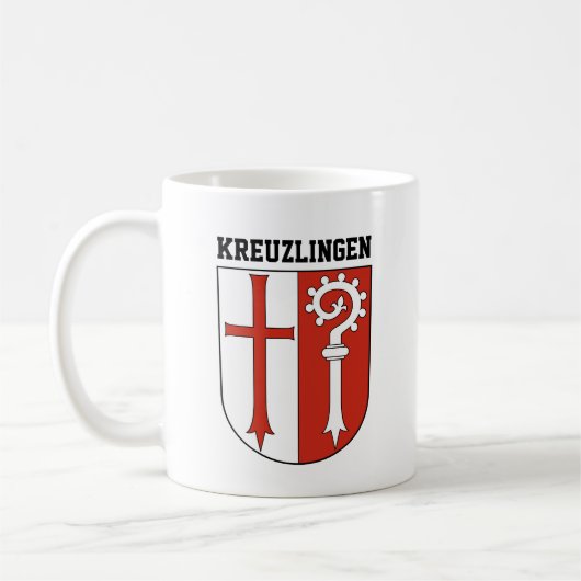 Mug Armoiries de Kreuzlingen, Suisse (Gauche)