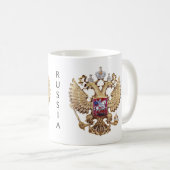 Mug Armoiries de la Russie (Devant droit)