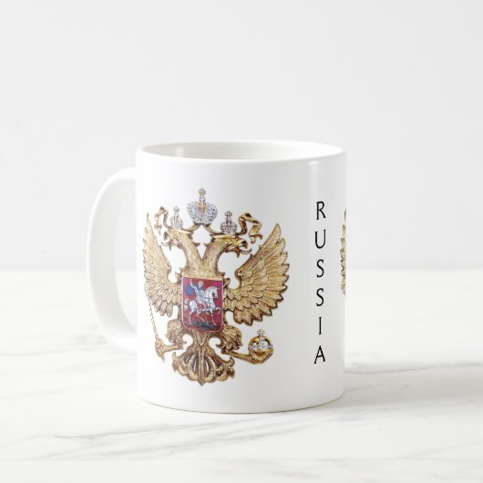 Mug Armoiries de la Russie (Devant gauche)