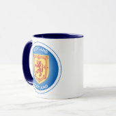 Mug Armoiries de l'Écosse Forme du cercle (Devant gauche)
