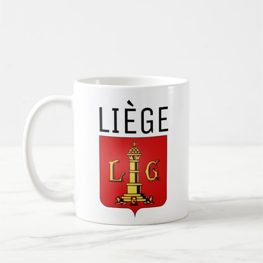 Mug Armoiries de Liège, Belgique (Gauche)