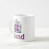 Mug Armoiries de l'Islande (Devant gauche)