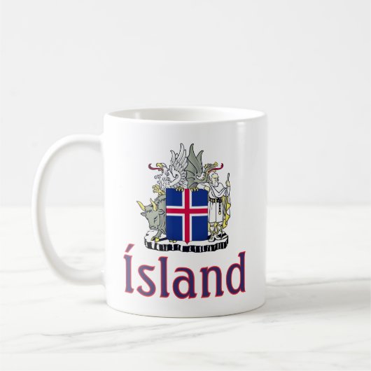 Mug Armoiries de l'Islande (Gauche)