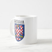 Mug Armoiries de Moravie - TCHÉTCHIE (Devant gauche)