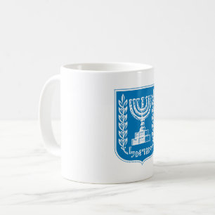 Mug Armoiries de pays Israël symbole emblème drapeau