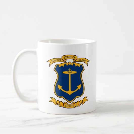 Mug Armoiries de Rhode Island (Gauche)