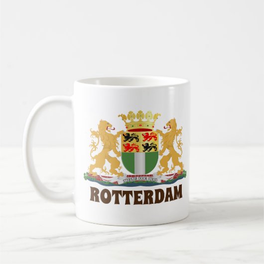 Mug Armoiries de Rotterdam, Pays-Bas (Gauche)
