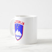 Mug Armoiries de SLOVÉNIE (Devant gauche)
