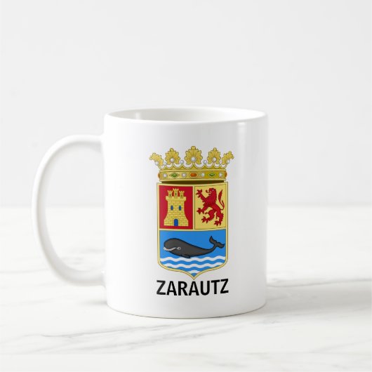Mug Armoiries de Zarautz - Gipuzkoa (Gauche)