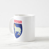 Mug Armoiries des îles Féroé (DANEMARK) (Devant gauche)