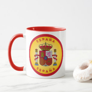 Mug Armoiries d'Espagne de forme circulaire
