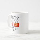 Mug Armoiries du comté de Carlow, République d'Irlande (Devant gauche)