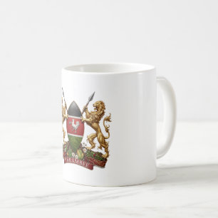 Mug Armoiries du Kenya symbole emblème drapeau du pays