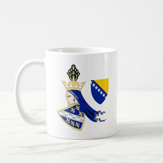 Mug Armoiries du Royaume de Bosnie (Gauche)