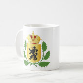 Mug Armoiries Feuilles (Devant gauche)