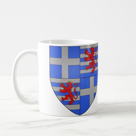 Mug Armoiries Guy de Lusignan (Gauche)